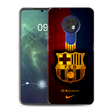 Силиконовый чехол на Nokia 6.2 с принтом Барселона Barcelona Силиконовый чехол на Nokia 6.2 с принтом Барселона Barcelona