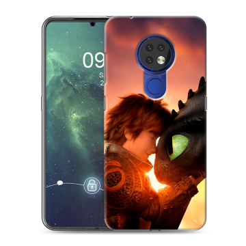 Силиконовый чехол на Nokia 6.2 с принтом Как приручить дракона Силиконовый чехол на Nokia 6.2 с принтом Как приручить дракона
