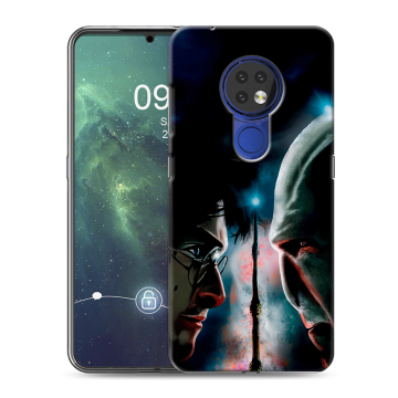 Силиконовый чехол на Nokia 6.2 с принтом Гарри Поттер Harry Potter