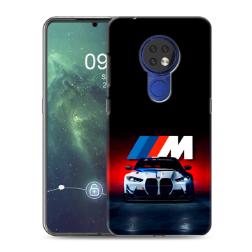 Силиконовый чехол на Nokia 6.2 с принтом БМВ BMW