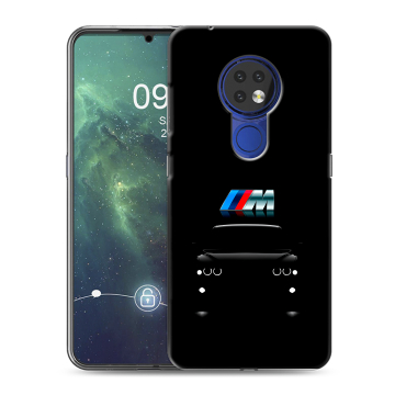 Силиконовый чехол на Nokia 6.2 с принтом БМВ BMW