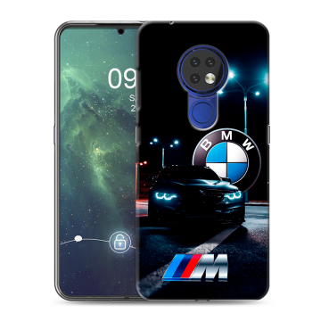 Силиконовый чехол на Nokia 6.2 с принтом БМВ BMW