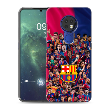 Силиконовый чехол на Nokia 6.2 с принтом Барселона Barcelona Силиконовый чехол на Nokia 6.2 с принтом Барселона Barcelona