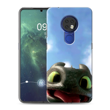 Силиконовый чехол на Nokia 6.2 с принтом Как приручить дракона Силиконовый чехол на Nokia 6.2 с принтом Как приручить дракона
