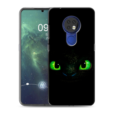 Силиконовый чехол на Nokia 6.2 с принтом Как приручить дракона Силиконовый чехол на Nokia 6.2 с принтом Как приручить дракона