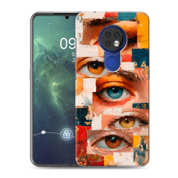 Силиконовый чехол на Nokia 6.2 с принтом Модный принт