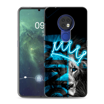 Силиконовый чехол на Nokia 6.2 с принтом Король лев