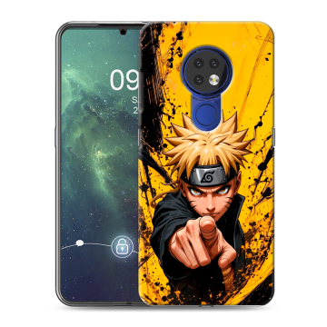 Силиконовый чехол на Nokia 6.2 с принтом Naruto Наруто Силиконовый чехол на Nokia 6.2 с принтом Naruto Наруто