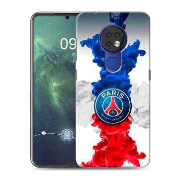 Силиконовый чехол на Nokia 6.2 с принтом PSG ПСЖ