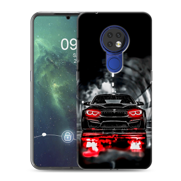 Силиконовый чехол на Nokia 6.2 с принтом BMW БМВ