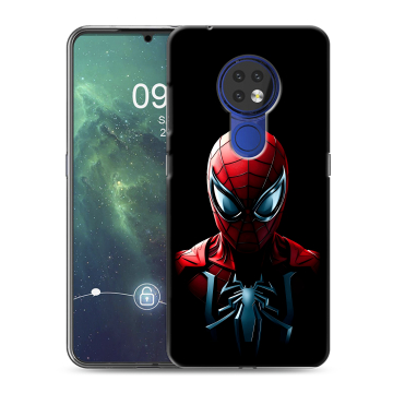 Силиконовый чехол на Nokia 6.2 с принтом Spiderman Человек паук Силиконовый чехол на Nokia 6.2 с принтом Spiderman Человек паук