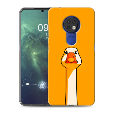 Силиконовый чехол на Nokia 6.2 с принтом Смешная утка