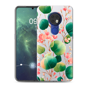 Силиконовый чехол на Nokia 6.2 с принтом женский
