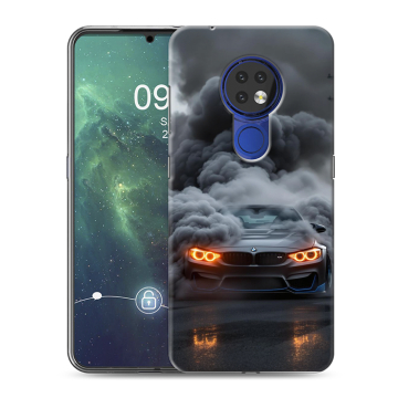 Силиконовый чехол на Nokia 6.2 с принтом BMW БМВ
