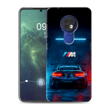 Силиконовый чехол на Nokia 6.2 с принтом BMW БМВ Силиконовый чехол на Nokia 6.2 с принтом BMW БМВ