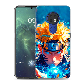 Силиконовый чехол на Nokia 6.2 с принтом Аниме Наруто Naruto Силиконовый чехол на Nokia 6.2 с принтом Аниме Наруто Naruto
