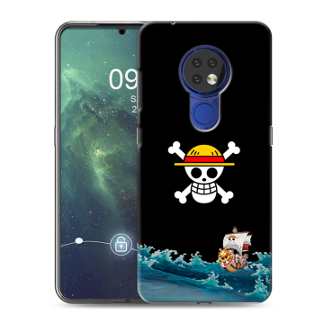 Силиконовый чехол на Nokia 6.2 с принтом One Piece Ван Пис Силиконовый чехол на Nokia 6.2 с принтом One Piece Ван Пис