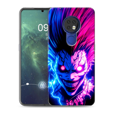 Силиконовый чехол на Nokia 6.2 с принтом Death note Тетрадь смерти