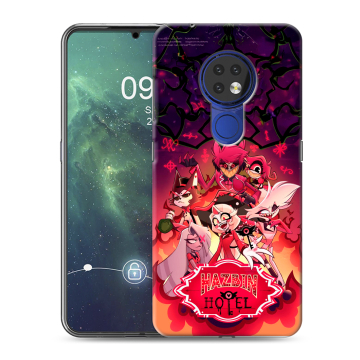 Силиконовый чехол на Nokia 6.2 с принтом Hazbin Hotel Отель Хазбин Силиконовый чехол на Nokia 6.2 с принтом Hazbin Hotel Отель Хазбин
