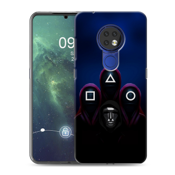 Силиконовый чехол на Nokia 6.2 с принтом Игра Кальмара