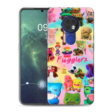 Силиконовый чехол на Nokia 6.2 с принтом Флагер Fuggler
