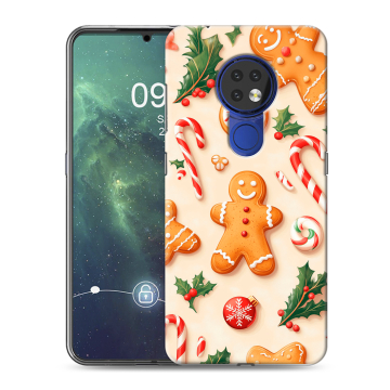 Силиконовый чехол на Nokia 6.2 с принтом Новый год