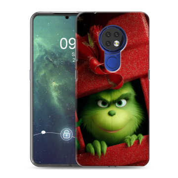 Силиконовый чехол на Nokia 6.2 с принтом Новый год