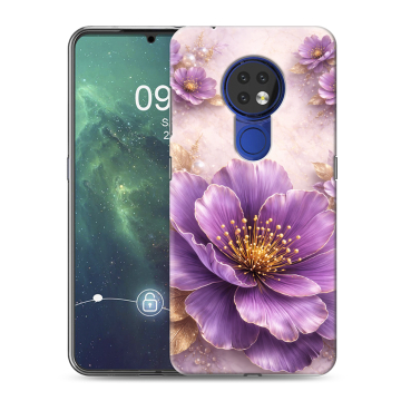 Силиконовый чехол на Nokia 6.2 с принтом женский Силиконовый чехол на Nokia 6.2 с принтом женский