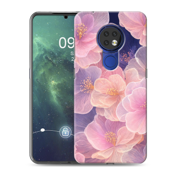 Силиконовый чехол на Nokia 6.2 с принтом женский