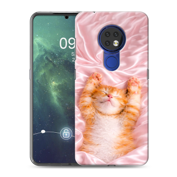 Силиконовый чехол на Nokia 6.2 с принтом женский Силиконовый чехол на Nokia 6.2 с принтом женский