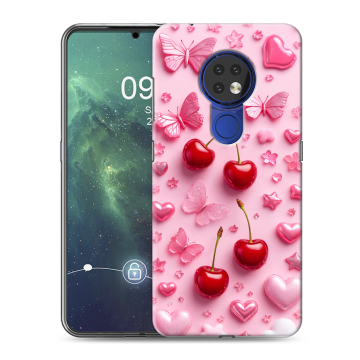 Силиконовый чехол на Nokia 6.2 с принтом для девочек Силиконовый чехол на Nokia 6.2 с принтом для девочек