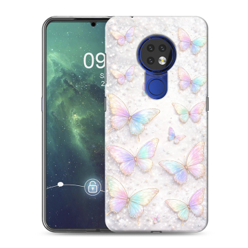 Силиконовый чехол на Nokia 6.2 с принтом женский Силиконовый чехол на Nokia 6.2 с принтом женский