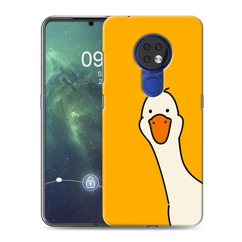 Силиконовый чехол на Nokia 6.2 с принтом Утка Силиконовый чехол на Nokia 6.2 с принтом Утка