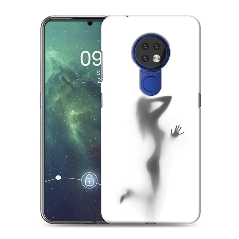 Силиконовый противоударный чехол на Nokia 6.2 с принтом Силуэт Силиконовый противоударный чехол на Nokia 6.2 с принтом Силуэт