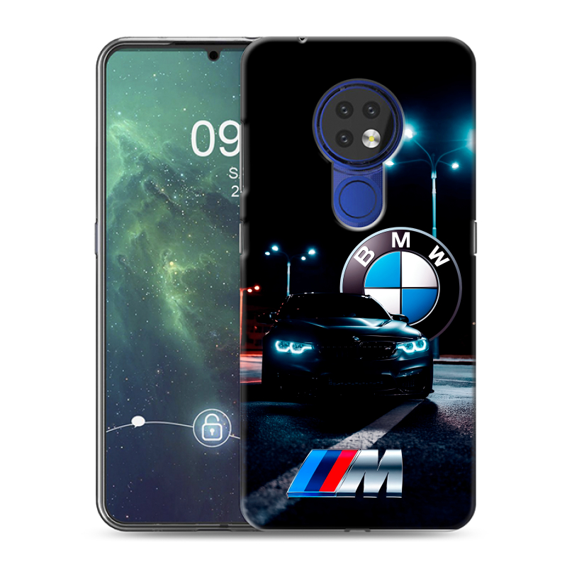 Силиконовый чехол на Nokia 6.2 с принтом БМВ BMW Силиконовый чехол на Nokia 6.2 с принтом БМВ BMW