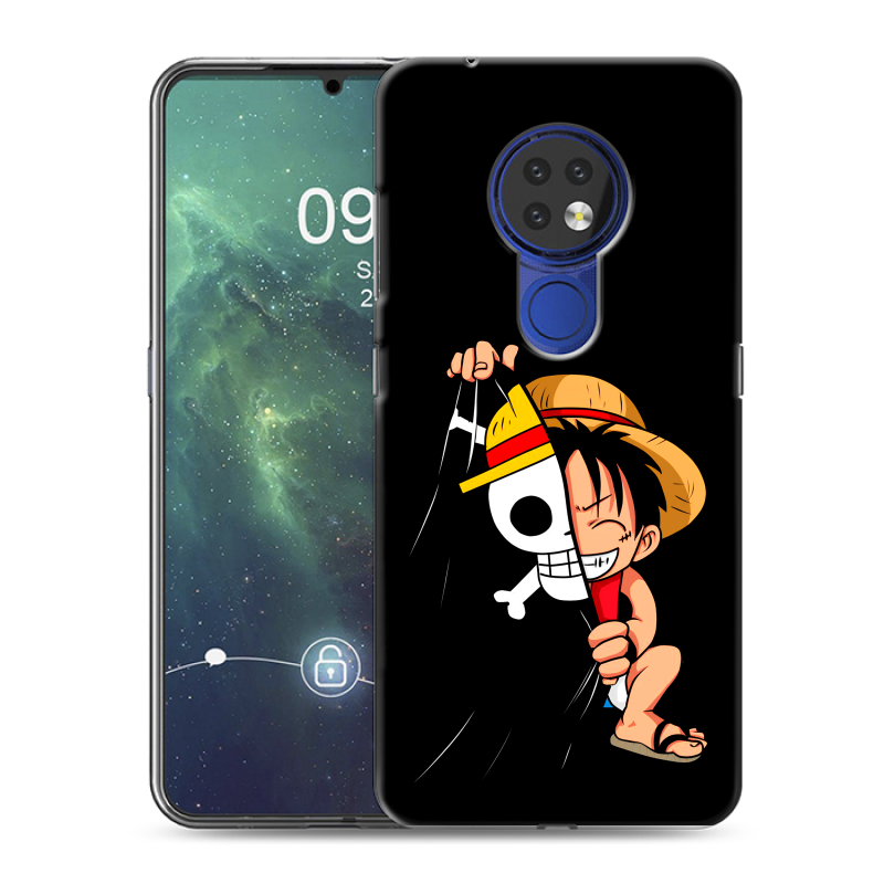 Силиконовый противоударный чехол на Nokia 6.2 с принтом One Piece Ван Пис Силиконовый противоударный чехол на Nokia 6.2 с принтом One Piece Ван Пис