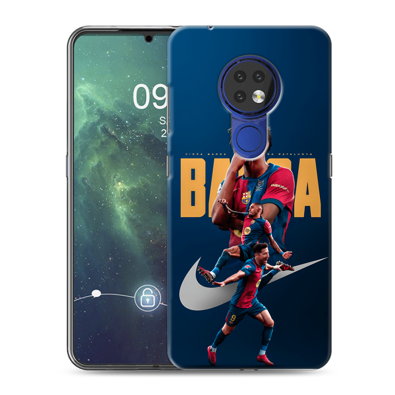 Силиконовый чехол на Nokia 6.2 с принтом Барселона Barca Yamal Силиконовый чехол на Nokia 6.2 с принтом Барселона Barca Yamal