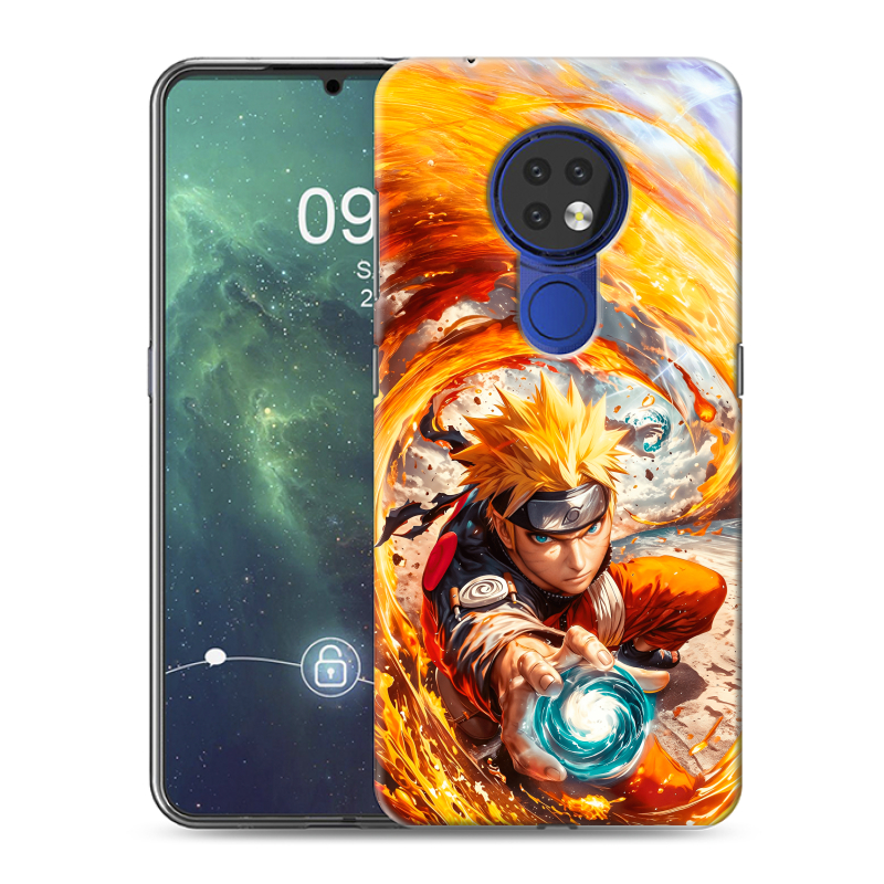 Силиконовый чехол на Nokia 6.2 с принтом Аниме Наруто Naruto Силиконовый чехол на Nokia 6.2 с принтом Аниме Наруто Naruto