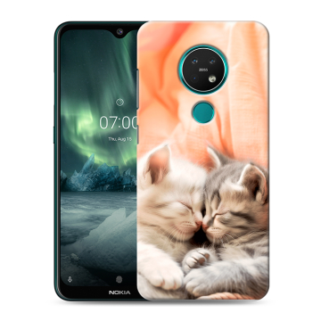 Силиконовый чехол на Nokia 7.2 с принтом Котята Силиконовый чехол на Nokia 7.2 с принтом Котята