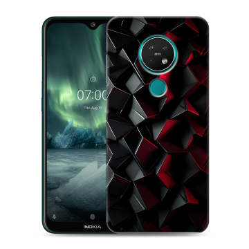 Силиконовый чехол на Nokia 7.2 с принтом Абстракция Силиконовый чехол на Nokia 7.2 с принтом Абстракция