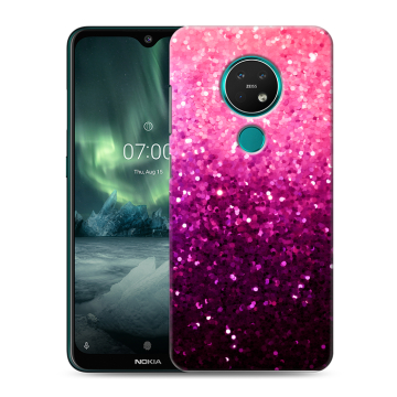 Силиконовый чехол на Nokia 7.2 с принтом Блестки Силиконовый чехол на Nokia 7.2 с принтом Блестки