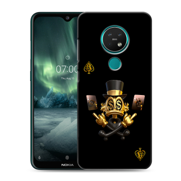 Силиконовый чехол на Nokia 7.2 с принтом Золотой скрудж макдак