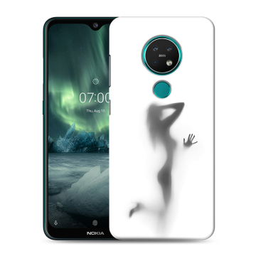 Силиконовый чехол на Nokia 7.2 с принтом Силуэт