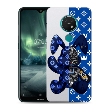 Силиконовый чехол на Nokia 7.2 с принтом Луи робот Силиконовый чехол на Nokia 7.2 с принтом Луи робот