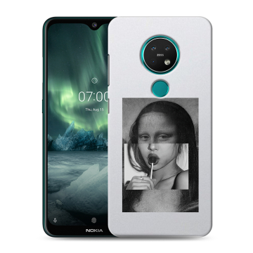 Силиконовый чехол на Nokia 7.2 с принтом Мона Лиза Силиконовый чехол на Nokia 7.2 с принтом Мона Лиза