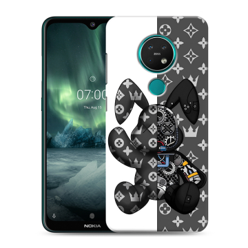Силиконовый чехол на Nokia 7.2 с принтом Луи робот Силиконовый чехол на Nokia 7.2 с принтом Луи робот