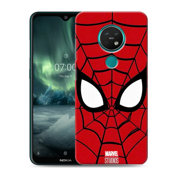 Силиконовый чехол на Nokia 7.2 с принтом человек паук spiderman Силиконовый чехол на Nokia 7.2 с принтом человек паук spiderman
