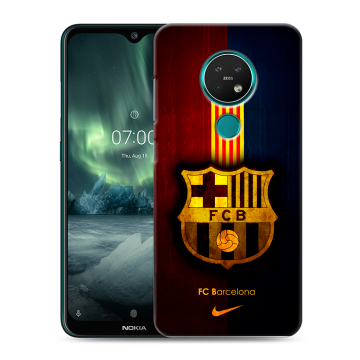 Силиконовый чехол на Nokia 7.2 с принтом Барселона Barcelona