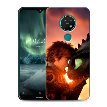Силиконовый чехол на Nokia 7.2 с принтом Как приручить дракона Силиконовый чехол на Nokia 7.2 с принтом Как приручить дракона