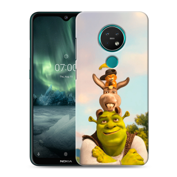 Силиконовый чехол на Nokia 7.2 с принтом Шрек Shrek